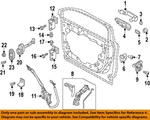 Fiat Oem 12-25 500,500E,500X Door Lock Hardware-handle, Outside Nut 6107173AA. Fixed Price $53.26.