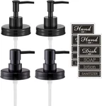 Regular Mouth Plastic Mason Jar Soap Dispenser Pumps And Lids- Rust-proof. Fixed Price $15.04.