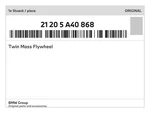 Genuine Bmw Twin Mass Flywheel 21-20-5-A40-868 New. Fixed Price $1397.57.