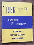 1966 Rambler American 290 Cid V8 Technical Service Manual Supplement AM-66-5305. Fixed Price $19.95.