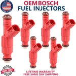 New X6 Oem Bosch Fuel Injectors For 1999, 2000, 2001 Jeep Cherokee 4.0L I6. Fixed Price $199.00.