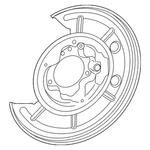 For Ram Promaster 2500 2016 Mopar 68133194AA Disc Brake Backing Plate. Fixed Price $87.13.