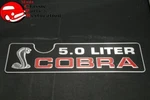 Ford Racing 93 94 95 Mustang Cobra 5.0 Upper Intake Aluminum Plaque Emblem. Fixed Price $61.09.