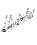 Genuine Mopar Flywheel Mounting 5038113AD. Fixed Price $1046.22.
