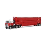 First Gear Dcp 1/64 International Transtar Coe W/ 45FT Wilson Livestock Tande.... Fixed Price $156.23.