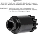 Flywheel Turning Barring Tool For Volvo & Mack D11 D13 D16 MP7 MP8 MP10. Fixed Price $28.00.