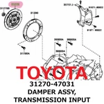New Toyota Genuine 2004-2009 Prius Damper Assy, Transmission Input 31270-47031. Fixed Price $324.99.