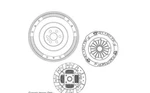 Conversion Clutch Kit Dual To Single Mass Flywheel 4 Pcs Ford Focus Volvo. Fixed Price $431.58.