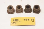 Set Of 4 Nos 1937 1938 1939 Chevrolet 216 Flywheel Crankshaft Nut 838175. Fixed Price $21.95.