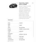 Toyota Camry Transmission Input Damper Assembly Used Oem 31270-33030. Fixed Price $490.00.