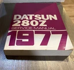 Datsun Nissan 280Z 1977 Model S30 Series Factory Service Manual P/n 228077. Fixed Price $99.99.