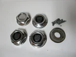 1988-1994 Jaguar XJ6 Xjs Dayton Wire Wheel Center Cap Knock Off Set 6391. Fixed Price $155.00.