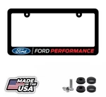 Performance Black License Plate Frame Ford F150 Mustang Maverick Raptor F250. Fixed Price $16.95.