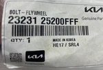 Kia Genuine Parts 23231-25200FFF Bolt Flywheel Lot Of 15. Fixed Price $18.32.