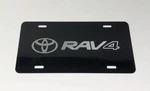 Toyota Rav 4 Logo Car Tag Diamond Etch Aluminum License Plate. Fixed Price $18.95.