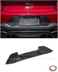 24-UP Ford Mustang S650 Carbon Fiber Rear License Plate Frame Backing Cover. Fixed Price $359.98.