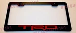 Toyota Trd Stainless Steel Black Finished License Plate Frame Holder. Fixed Price $11.95.