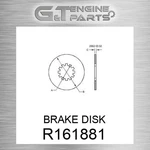 R161881 Brake Disk Fits John Deere (surplus Open Box). Fixed Price $317.27.