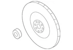 Genuine Subaru Clutch Flywheel 12342AA111. Fixed Price $296.60.
