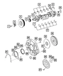 Genuine Mopar Engine Flex-plate Kit 68481771AA. Fixed Price $412.85.