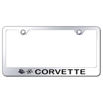 Licensed Stainless Steel Plate Frame For Chevy Corvette C3 - AUGD3034. Fixed Price $55.95.