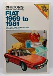Chilton's Fiat 1969-1981 Repair Guide Manual 850 124 128 131 X1/9 Brava Strada. Fixed Price $12.71.