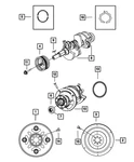 Genuine Mopar Torque Converter Drive Plate 4736253AA. Fixed Price $232.46.
