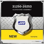 Genuine Toyota Clutch Disc Assembly 31250-20253. Fixed Price $120.00.
