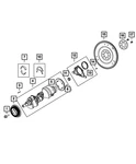 Genuine Mopar Flex-plate Or Flywheel Backing 4736613AA. Fixed Price $8.38.