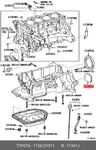 Genuine Oe Cover, Flywheel Housing Under, 1136121011 For Toyota 11361-21011. Fixed Price $9.69.