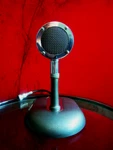 Vintage Rare 1940'S Astatic D-104 Crystal Microphone W Atlas Desk Stand JT30. Fixed Price $135.15.
