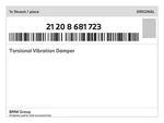 Genuine Bmw Torsional Vibration Damper 21208681723 New. Fixed Price $1465.03.